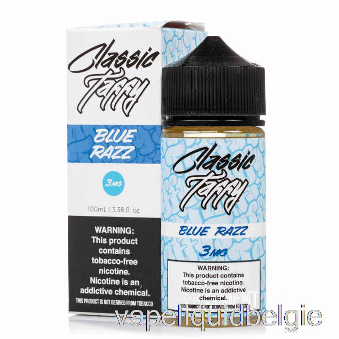 Vape België Blue Razz Classic Taffy - Syn Liquid - 100ml 0mg